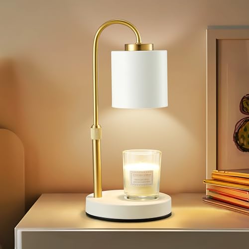 CASTLELIFE Candle Warmer Lamp with Timer & Dimmer, Height Adjustable Electric Wax Melt Warmer for Jar Candles, Gifts for M...