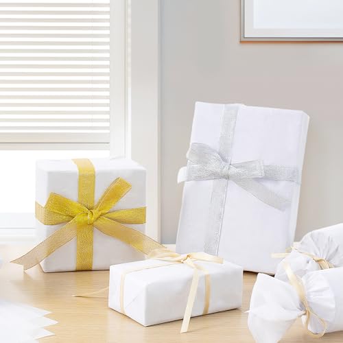 Simetufy White Tissue Paper for Gift Bags, 115 Sheets of 14 x 20 Inches White Wrapping Paper, Gift Wrapping Tissue Paper B...