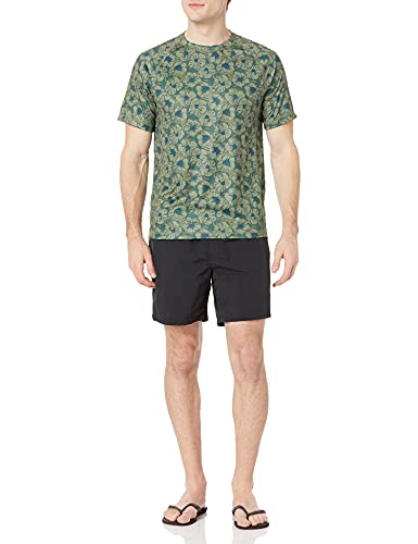 Amazon Essentials Men's Slim-Fit Short-Sleeve Quick-Dry UPF 50 Swim Tee