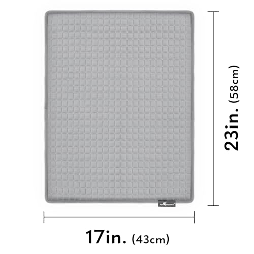 Paw Inspired Cooling Orthopedic Crate Pad for Dogs and Cats, Washable Memory Foam Dog Cooling Mat (23x17 Inch XS/Small Siz...