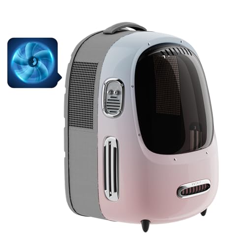 PETKIT Cat Backpack Carrier with Inbuilt Fan & Light, Airline-Approved Pet Backpack Bubble for Kitty Small Dog, Detachable...