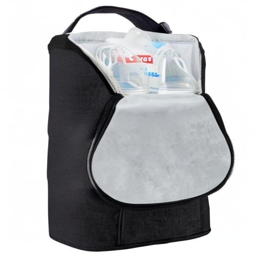Skip Hop Baby Breastmilk Cooler Insulated Bottle Bag, Grab & Go, Chevron
