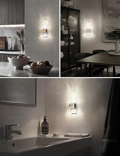 L LOHAS LED Night Light [2Pack], Night Lights Plug Into Wall, Decorative Night Lights with Dusk-to-Dawn Sensor, 0-100LM Di...