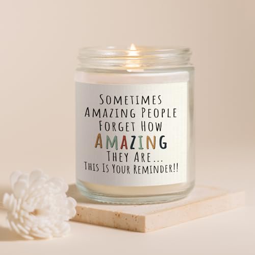 Craftique Gifts for Women, Birthday Gifts for Women- You're Amazing Candle- Friendship/Thank You/Inspirational Gift for Wo...