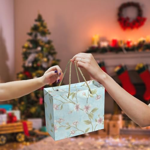 SHUN ZHI YU Luxurious Gift Box 9.8"x7.9"x4", Magnetic Closure Rectangle Collapsible Box for Christmas,Valentine's Day and ...
