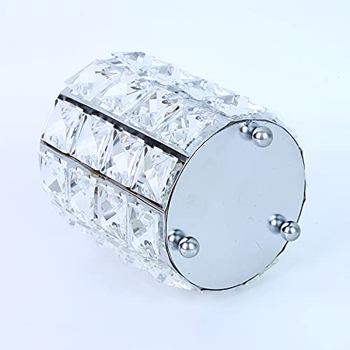 LUGUNU Makeup Brush Holder Organizer Golden Crystal Bling Personalized Gold Comb Brushes Pen Pencil Storage Box Container...