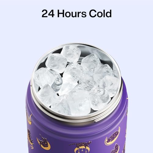 ENCOOL Insulated Water Bottle with Straw Stainless Steel Water Bottle, Leak-Proof, BPA-Free, Double Wall Vacuum Keeps Cold...