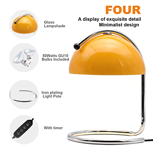 LUDENGJI Modern Metal Candle Warmer lamp, Compatible with Yankee Candle Large Jar, with Timer Warmer Candle Lamp, Suitable...