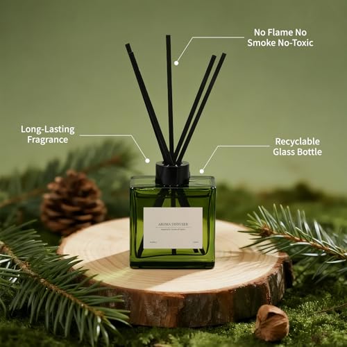 GAGINGOOLD Reed Diffuser, 4 oz Vanilla Cream Scent Diffuser with 7 Sticks, 90 Days Long Lasting Reed diffusers for Home, E...