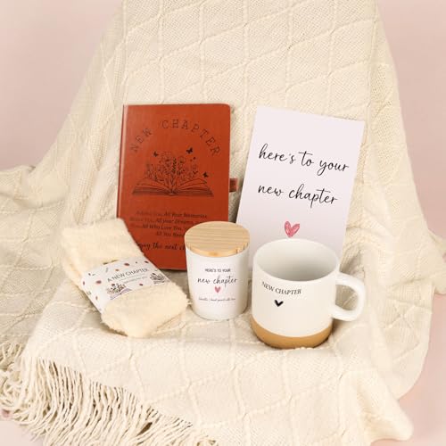 New Beginnings Gifts for Women, New-Chapter Happy Retirement Gifts for Woman, Graduation Gift, New Job Congratulations Gif...