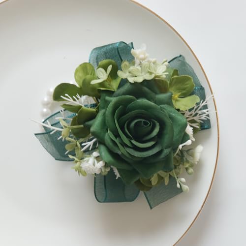 MAFELOE Corsage and Boutonniere Set for Wedding Prom Party Homecoming Celebration Artificial Flower Accessories Suit Decor...