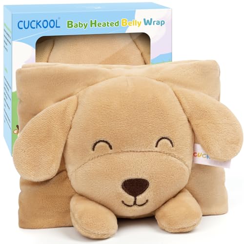 Baby Colic and Gas Relief, Heated Tummy Wrap for Newborns Belly Relief by Soothing Warmth, Baby Heating Pad Swaddling Belt...