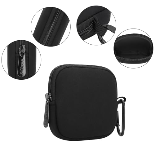 E-Tree 2 Pack Mini Neoprene Pouch Case for Phone Charger Airpods USB Cables Cord ﻿Earphones MagSafe Power Adapter Keychain...