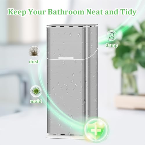 GFWARE Electric Toothbrush Holders with Cover - Dustproof Tooth Brush Holder for Bathroom, Covered Toothpaste and Toothbru...