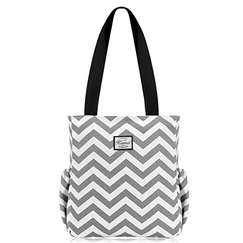 KAMO Floral Tote Bag - Waterproof Lightweight Handbags Travel Shoulder Bag for Hiking Yoga Gym Swimming Travel Beach
