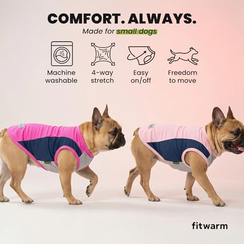 Fitwarm 2 Pack UPF 50+ UV Sun Protection Dog Shirt, Lightweight Breathable Cooling Vest, Quick Dry Dog Summer Clothes for ...