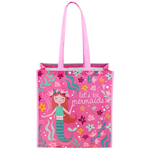 Stephen Joseph, Large Recycled Gift Bag with Handles, Kids Reusable Birthday Party Gift Bag, Shopping Bag