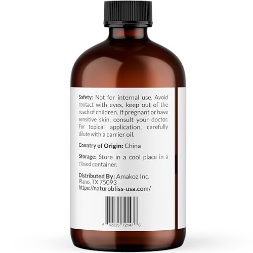 NaturoBliss Essential Oil with Glass Dropper - 100% Pure and Natural - Essential Oils for Diffuser, Aromatherapy, Soap and...