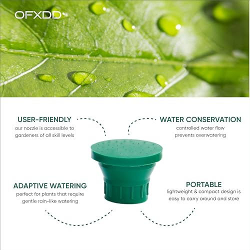 Portable Plant Top Sprinkler - Pack of 4 - Garden Water Bottle Top for Dogs