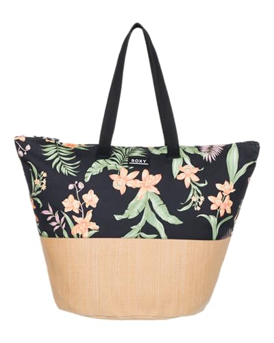 Roxy Women's Beach Tote Bag | Travel | Vacation | Straw | Lightweight | Breathable
