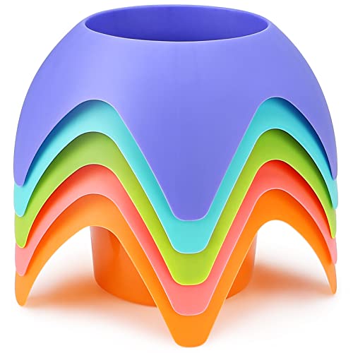 Uarzt Beach Vacation Essentials - Sand Coasters Drink Cup Holders, 5-Pack, Multicolor, Must-Haves for Women, Adults, Famil...
