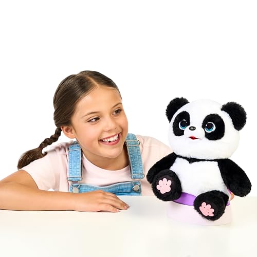 Little Live Pets My Baby Panda ChuChu Plush - Interactive Sounds, Feeding, Potty Dance - Ages 4+