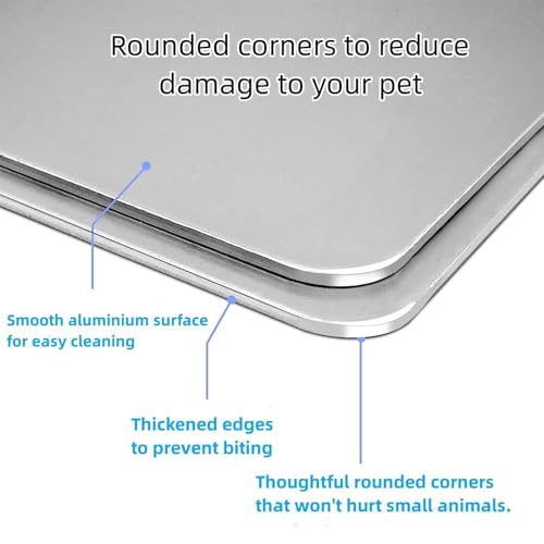 KABASI Rabbit Cooling Pad, Hamster Cool Plate Ice Bed, Pet Cooling Mat for Bunny Puppy Kitten Guinea Pig Cat & Other Small...