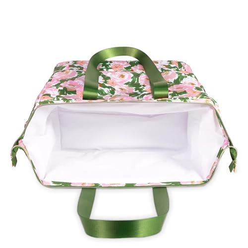 kate spade new york Large Capacity Insulated Cooler Tote Bag, Soft Sided Portable Beach Cooler with Shoulder Strap (Hidden...