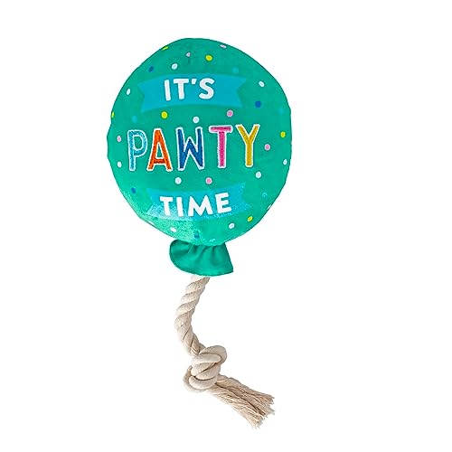 Fringe Studio Plush Dog Toy, I Pawty, You Pawty, Pet Shop Collection (314210)