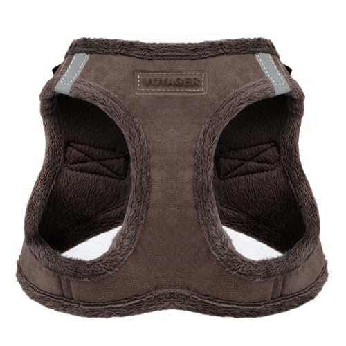 Best Pet Supplies - All Weather Plush, Reflective, No Pull Harness for Small, Medium Dogs, Cats - Secure with Hook & Loop ...