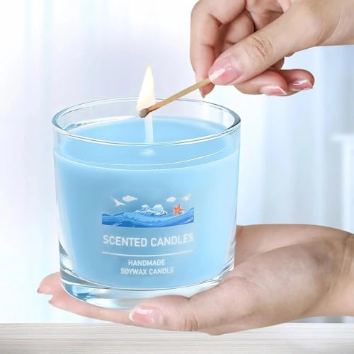 Lumispace Scented Soy Candle Gift Set, 100% Natural Soy Wax, Eco-Friendly, Hand-Poured, Relaxing Scented Candles for Home,...