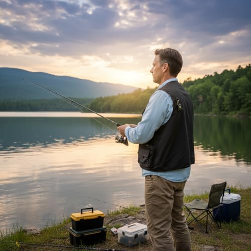 Sobrisah Men's & Women's Outdoor Fishing Vest Work Safari Travel Photography Vests,Family Matching Hiking Waistcoat
