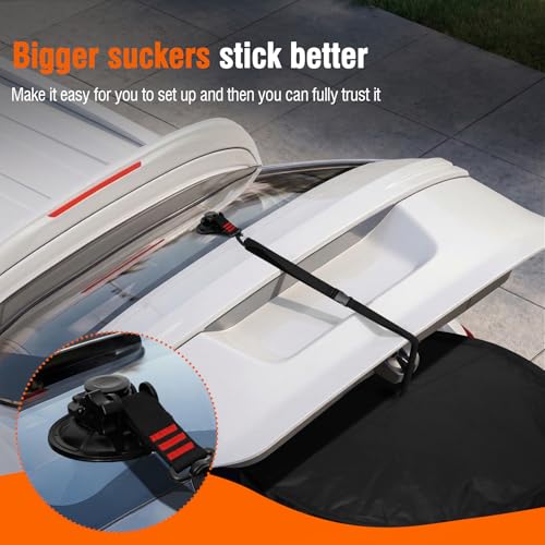 2026 Upgraded Portable Changing Room Tent - Instant Pop Up Privacy Pod with Upgraded Strong Suction Cups for SUV Liftgate,...
