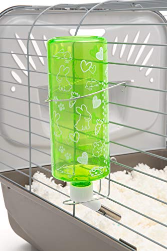 Lixit® Critter Bright Water Bottles for Hamsters, Rabbits, Chinchillas, Ferrets, Guinea Pigs and Other Small Animals - Mad...