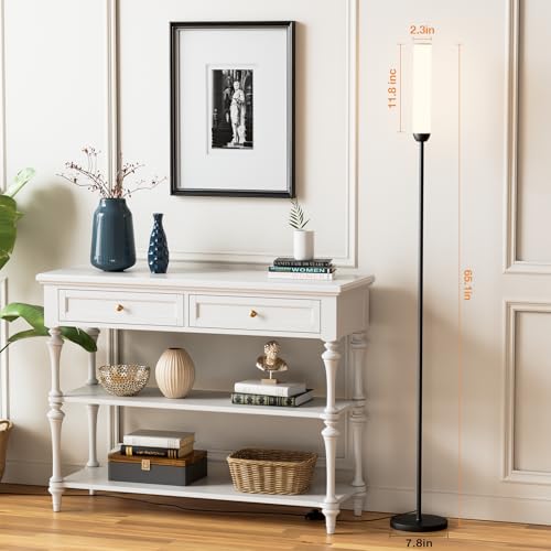 Ambimall LED Floor Lamp with Remote Control, 65" Standing lamp with Stepless Adjustable 3000K-6500K Colors & 30-100% Brigh...