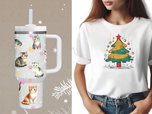 40 OZ Kitty Cat Tumbler with Handle.Kitty Cat Lover Cup Gift.40 OZ Unique Birthday Christmas Kitty Cat Tumblers Gifts for ...
