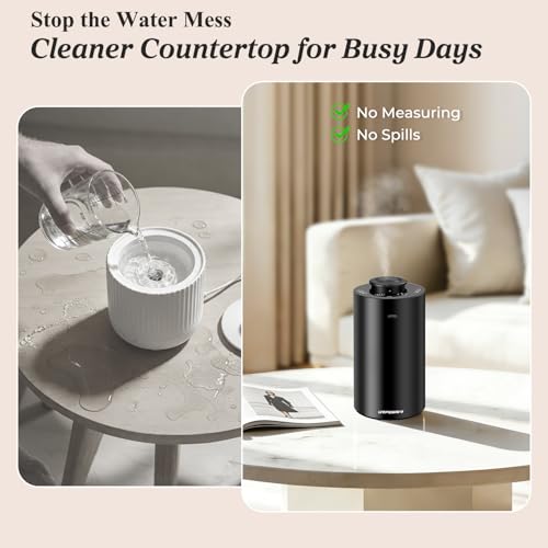URPOWER Waterless Essential Oil Diffuser: No Water Needed Battery Operated Scent Diffuser - 2 * 20ML Hotel Fragrance Essen...