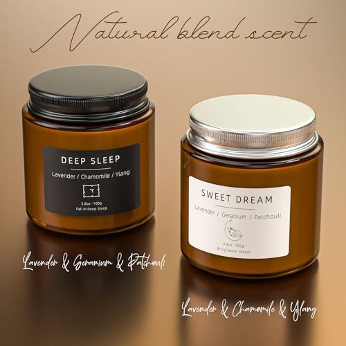 Scented Candles, BOYUJK Candles for Home Scented, Candle Set for Stress Relief and Promote Sleep, Candle Gifts for Women a...