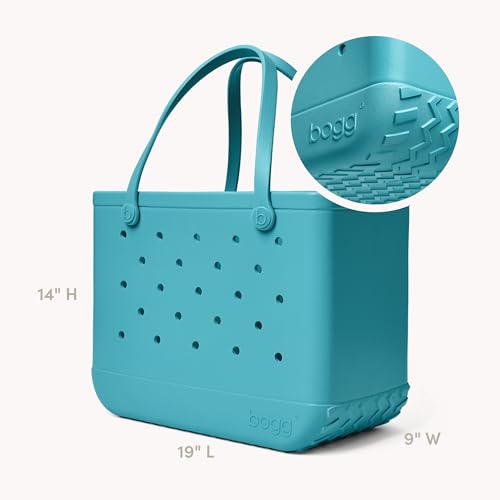 BOGG BAG Original Large Tote – 19” x 14” x 9” – Durable, Washable, Tip-proof – Beach, Pool, Boat, Work, Sports
