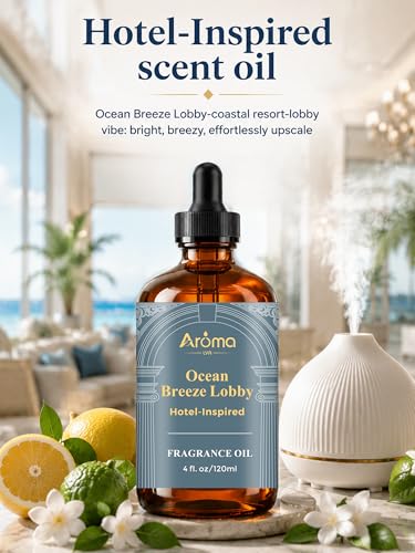 Ocean Breeze Lobby — a Hotel-Inspired Fragrance Oil that Feels Like a Coastal Resort Lobby(Not a Typical Ocean-Fresh Scen...