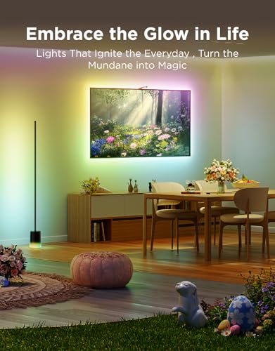 Govee Floor Lamp 2, RGBIC, Warm Cool White LED, Compatible with SmartThings, Matter, Alexa, 1725lm, Music Sync, Scene Mode...