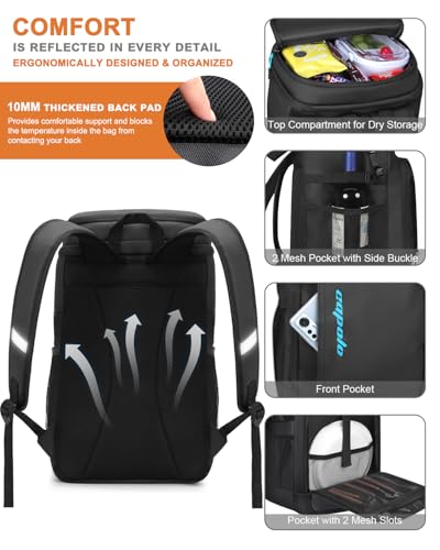 Capolo Cooler Backpack Insulated Waterproof for Women Men,36/45 Cans Lunch Backpack Coolers Leak Proof Soft Cooler Bag Ice...