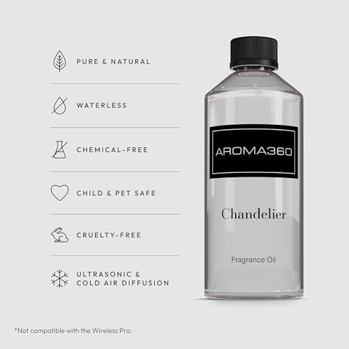 Aroma360 - Chandelier Fragrance Oil Blend | Hotel Inspired for Luxury Essential Oil Diffusers | Aromatherapy Scent Diffuse...