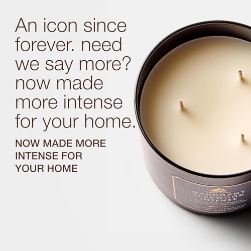 Bath & Body Works Mahogany Teakwood Intense 3-Wick Candle - Scented Candle for At-Home Use - Long-Lasting, Room-Filling Fr...