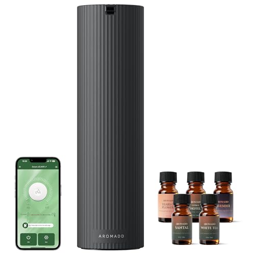 Aromadd Scent Diffuser Starter Kit – Waterless Essential Oil Diffuser for Home, 1500 Sq.Ft Coverage Scent Air Machine, Sma...