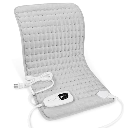Deepsoon Heating Pad,Electric Heating Pads for Back,Neck,Moist Heating Pad for Abdomen Shoulder Knee Legs,Dry/Moist Heat&A...