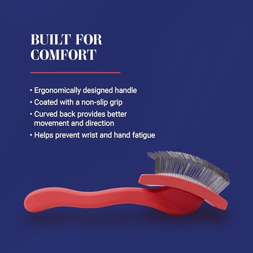 Chris Christensen Big G Dog Slicker Brush for Dogs (Goldendoodles, Labradoodles, Poodles), Groom Like a Professional, Fluf...