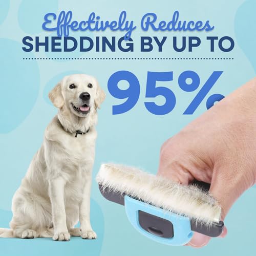 Sinko Deshedding Tool for Dogs & Cats, Pet Grooming Brush, Skin Friendly Deshedding Tool, Dog Brush for Shedding, Effectiv...