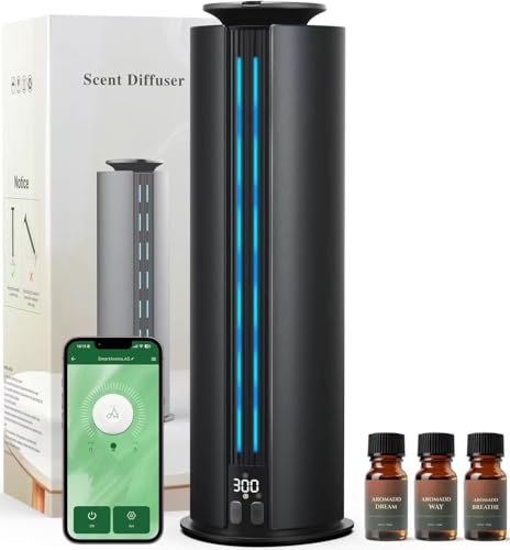 Aromadd 2026 Portable Waterless Diffuser, 1700 Sq Ft Hotel Collection Diffuser, 100ml Scent Air Machine for Home Cold Air ...