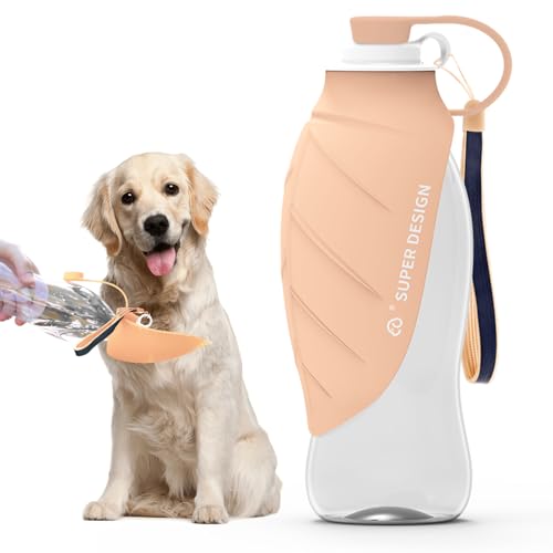 SUPERDESIGN Dog Water Bottle, Portable Dog Water Bottle for Small to Large Dogs, Leak Proof Dog Travel Water Bottle, Small...